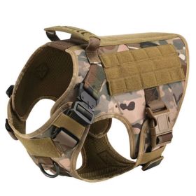 Pet Harness Luxury Dog Leash Set Chest Dog  Nylon Camouflage Dog Harness (Option: Camouflage-S)