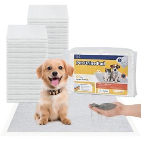 50-Pack Pet Training Pads Puppy Pads 5-Layer Leak-Proof Design 22-Inch Square Disposable Pads  Super Absorbent Suitable For Both Cats And Dogs,On (Option: 50 Count)